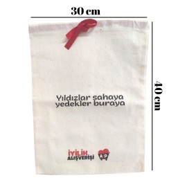 Bez Kese Çanta Büyük Boy 